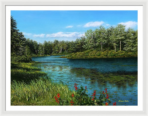 River View - Framed Print