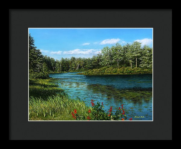 River View - Framed Print