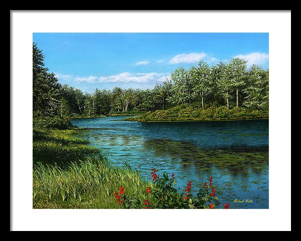 River View - Framed Print