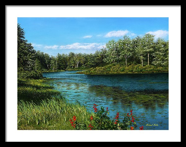 River View - Framed Print