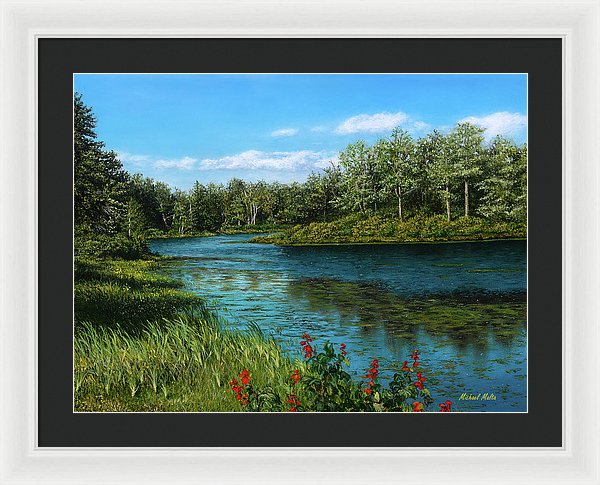 River View - Framed Print