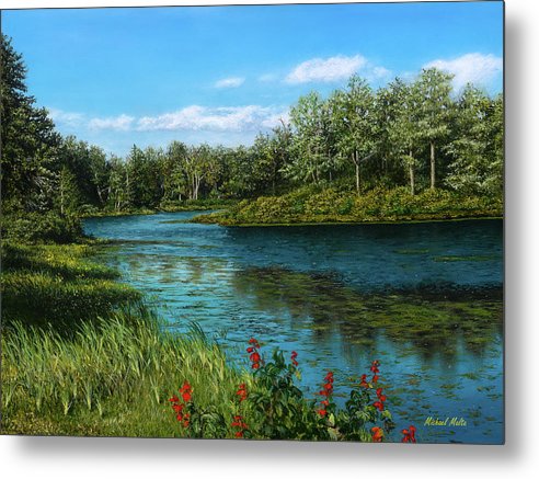 River View - Metal Print