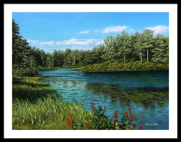 River View - Framed Print