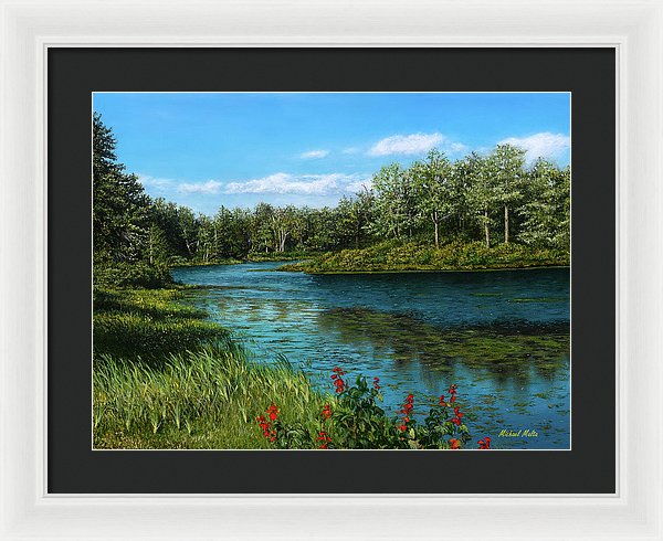 River View - Framed Print