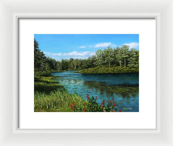 River View - Framed Print