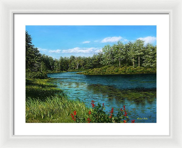 River View - Framed Print