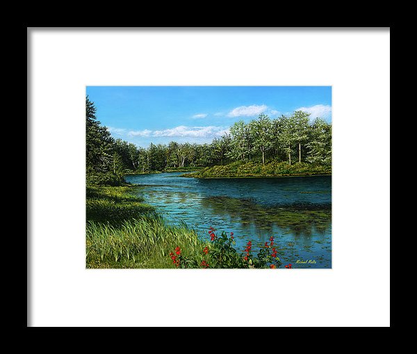 River View - Framed Print