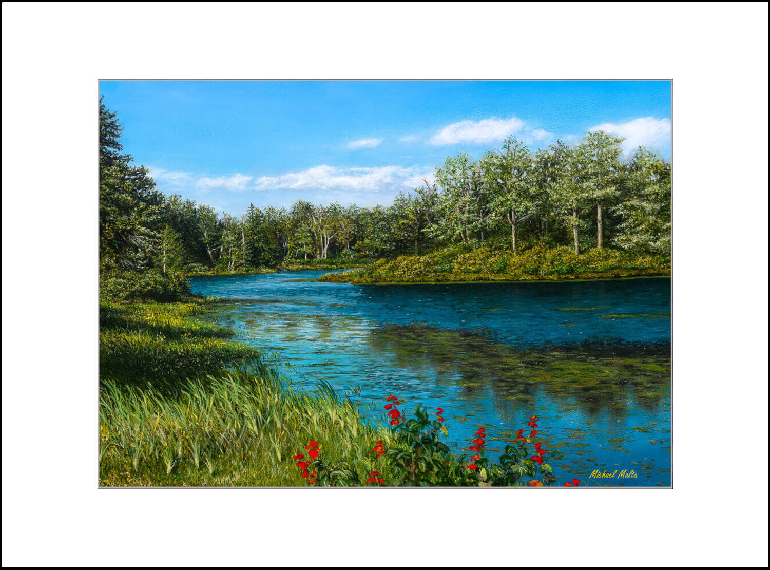 River View - Studio Framed Print