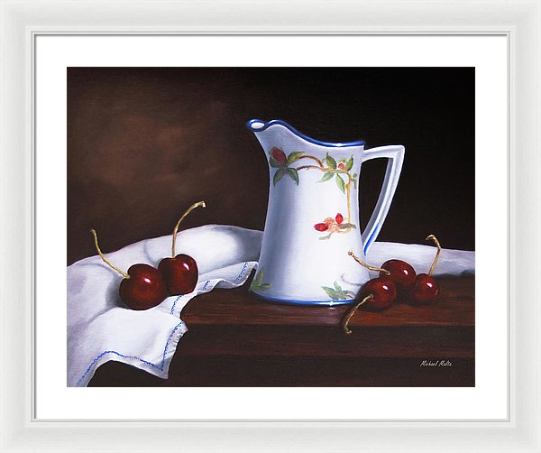 Simply Cherries - Framed Print