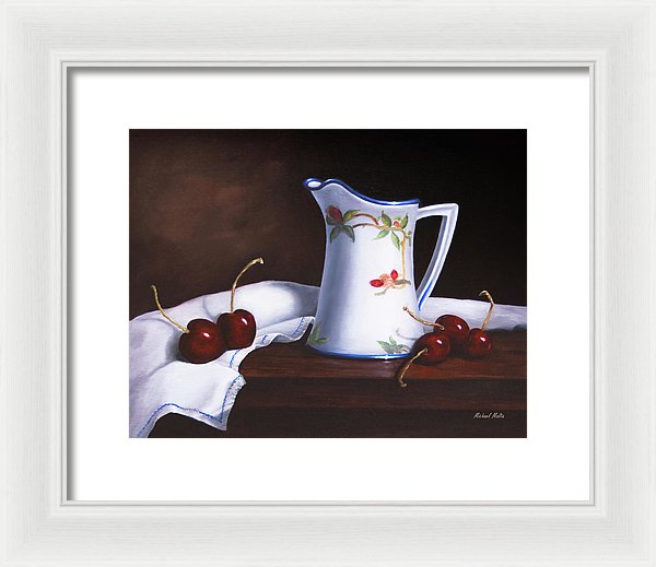 Simply Cherries - Framed Print