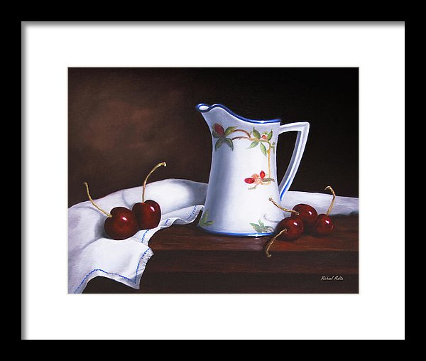 Simply Cherries - Framed Print