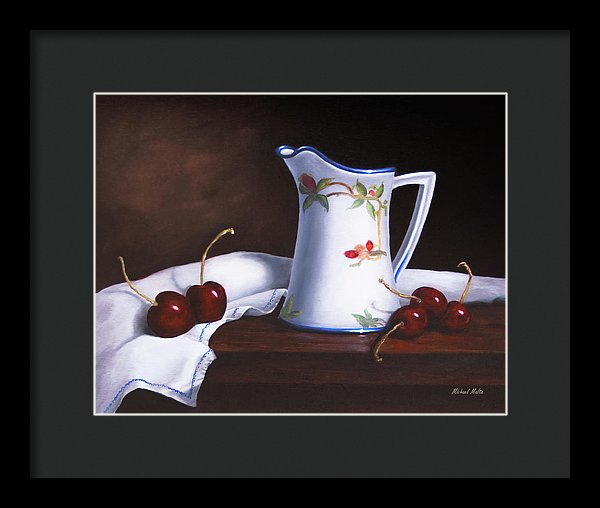 Simply Cherries - Framed Print