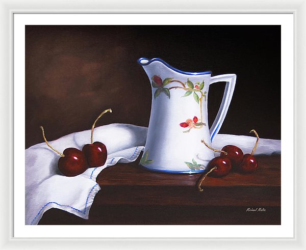 Simply Cherries - Framed Print