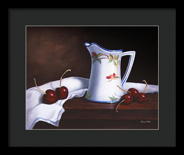 Simply Cherries - Framed Print