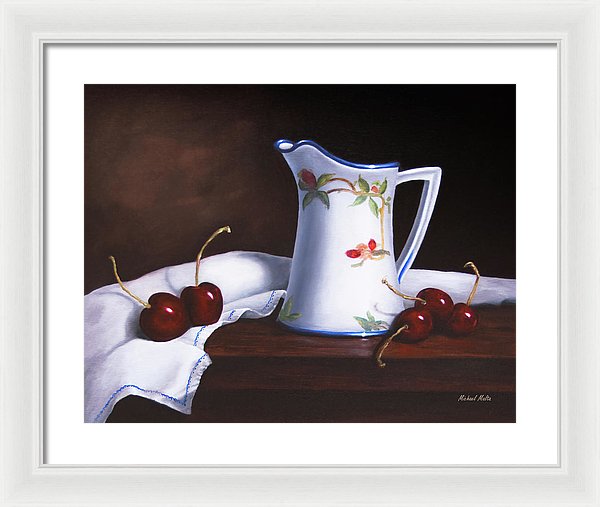 Simply Cherries - Framed Print