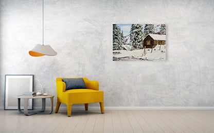 Snowy Retreat - Acrylic Print