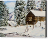 Snowy Retreat - Canvas Print
