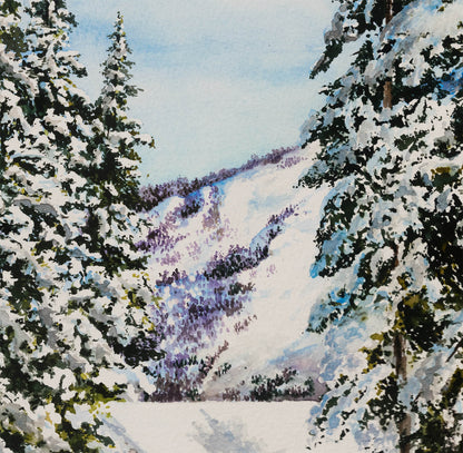 Snowy Retreat - Studio Framed Print