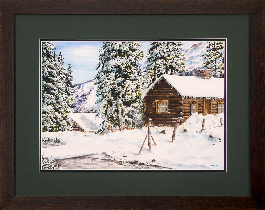 Snowy Retreat - Studio Framed Print