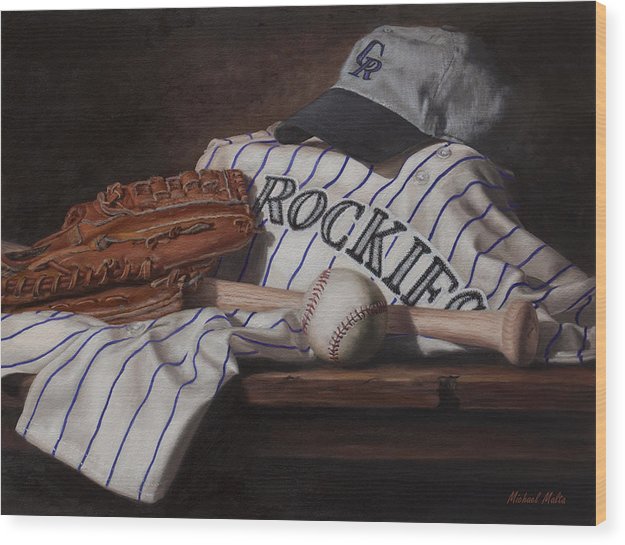 The Colorado Rockies - Wood Print