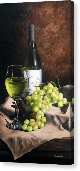 Vino Bianco - Canvas Print