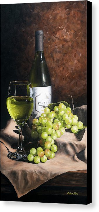 Vino Bianco - Canvas Print