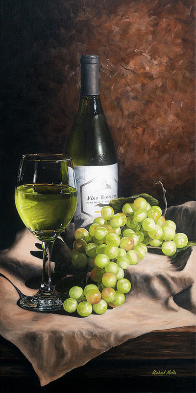 Vino Bianco - Art Print