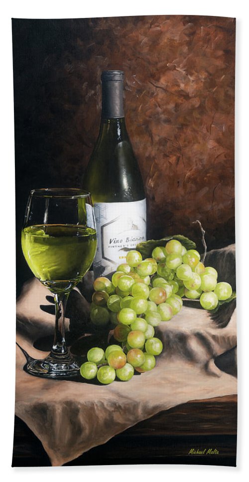 Vino Bianco - Beach Towel