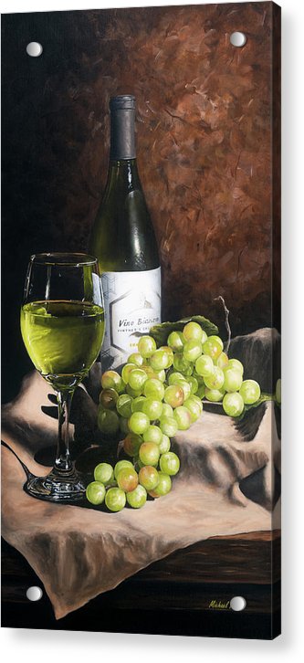 Vino Bianco - Acrylic Print