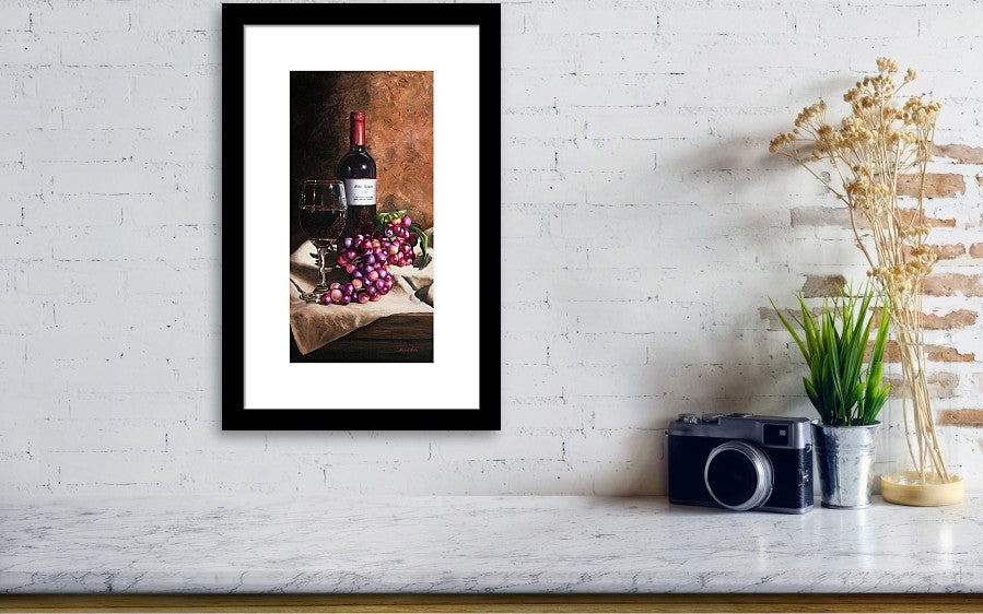 Vino Rosso - Framed Print