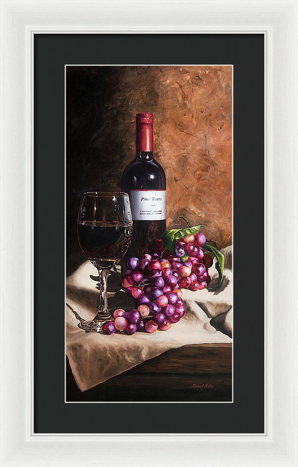 Vino Rosso - Framed Print