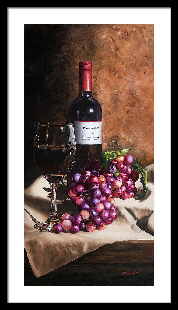 Vino Rosso - Framed Print