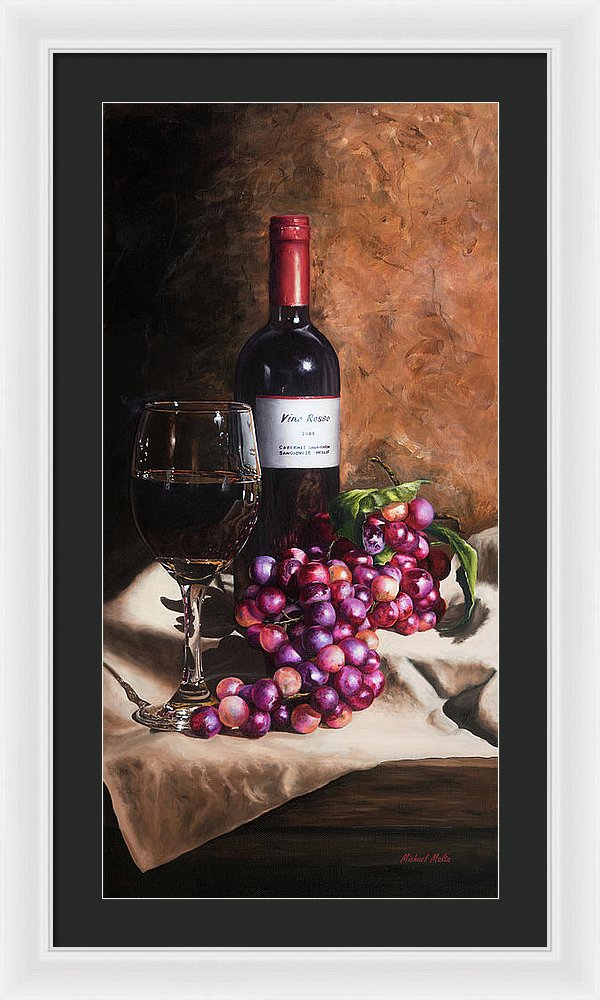 Vino Rosso - Framed Print