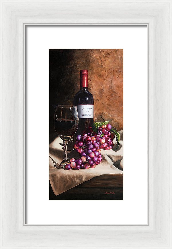 Vino Rosso - Framed Print