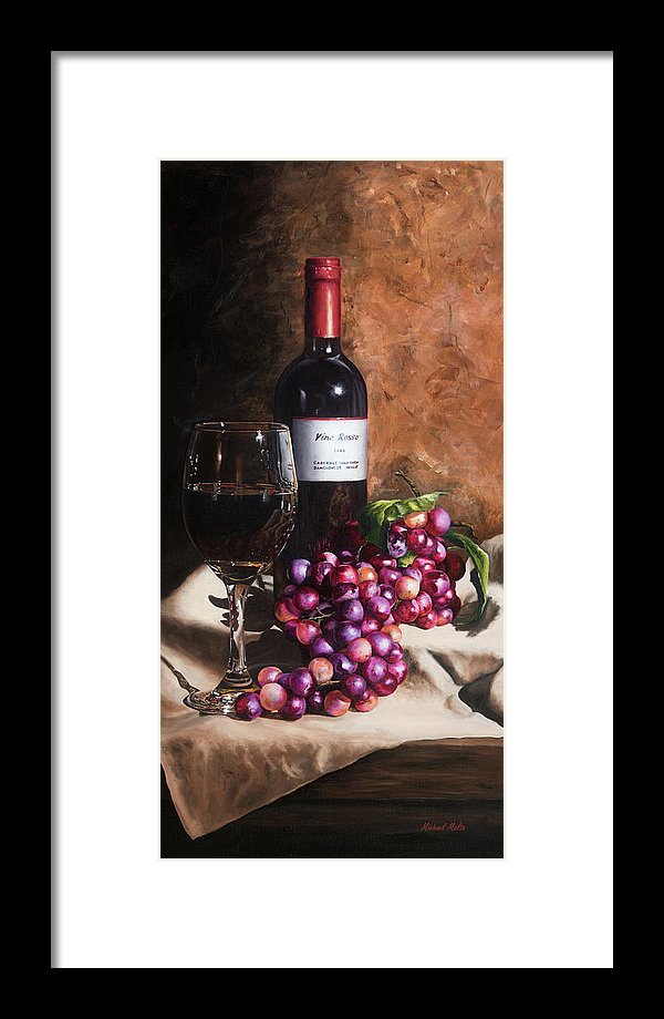 Vino Rosso - Framed Print