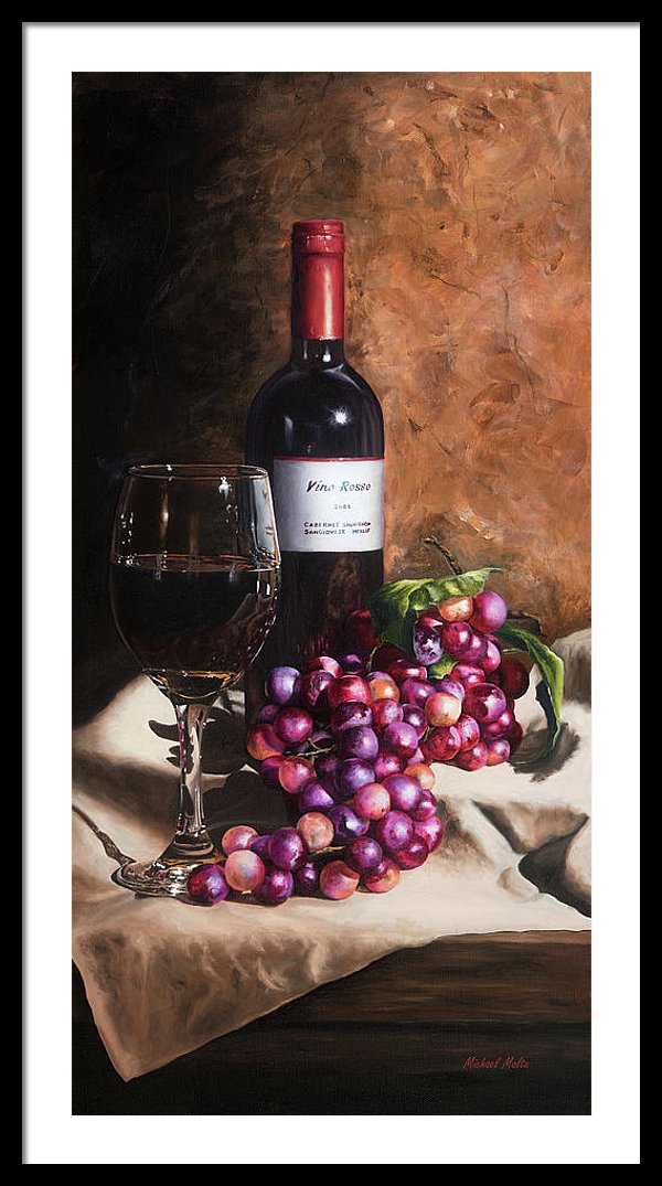 Vino Rosso - Framed Print