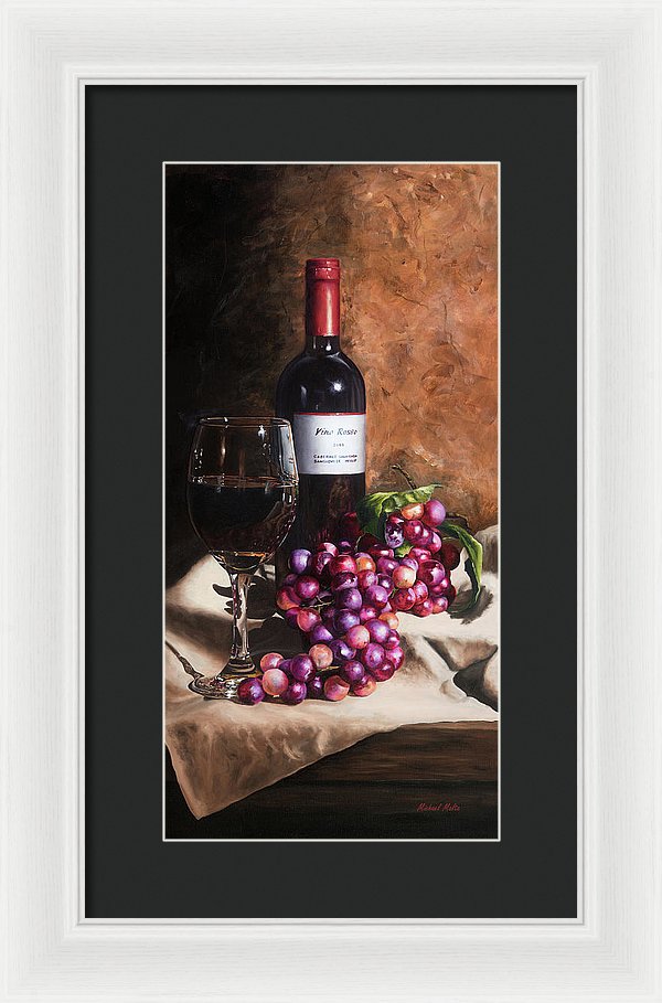 Vino Rosso - Framed Print