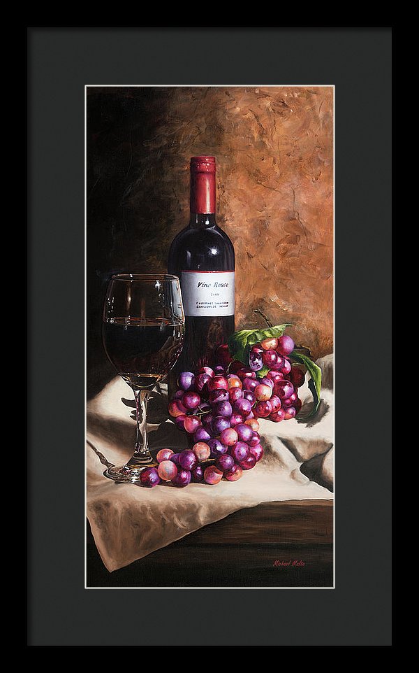 Vino Rosso - Framed Print