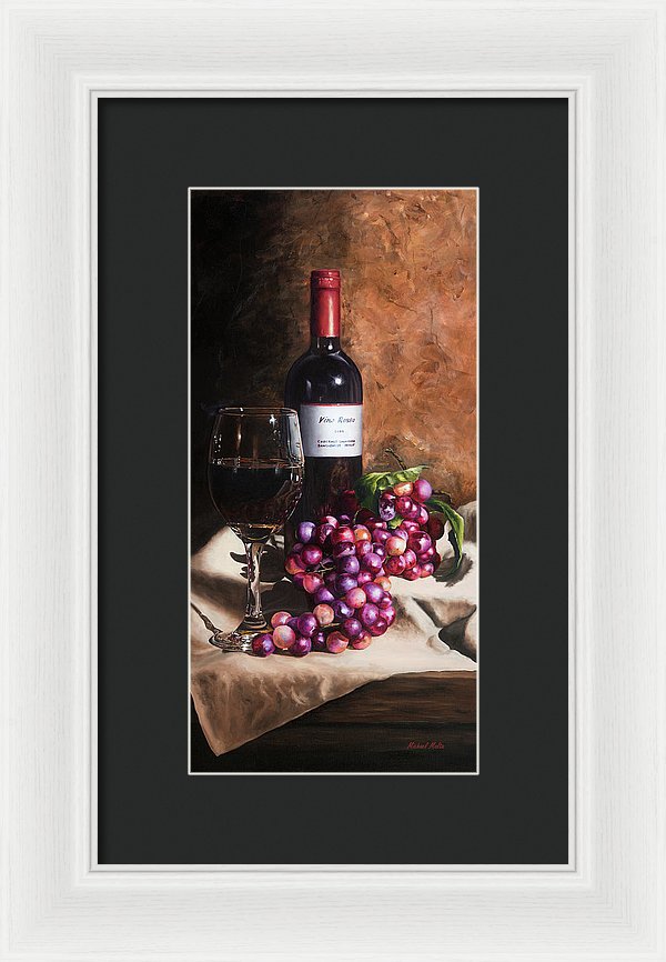 Vino Rosso - Framed Print