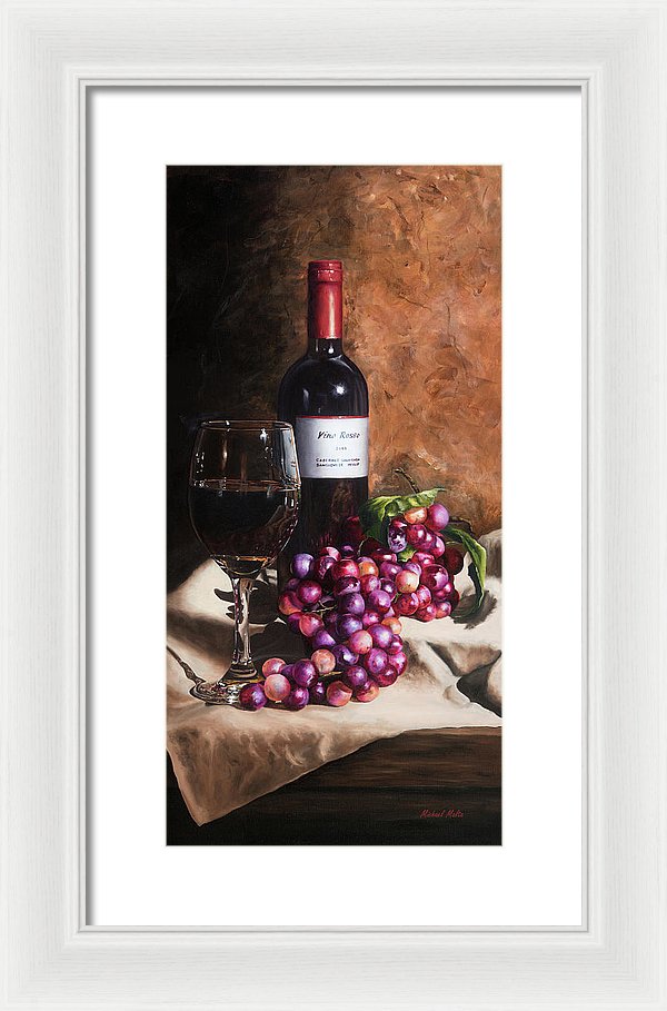 Vino Rosso - Framed Print