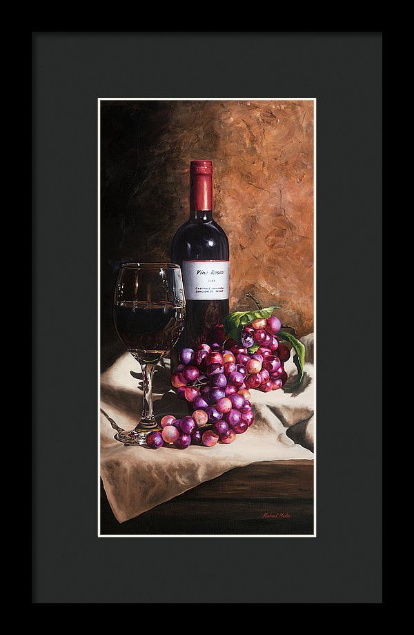 Vino Rosso - Framed Print