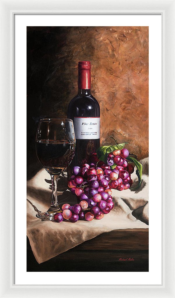 Vino Rosso - Framed Print