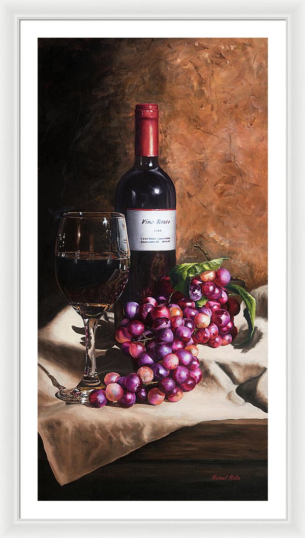 Vino Rosso - Framed Print