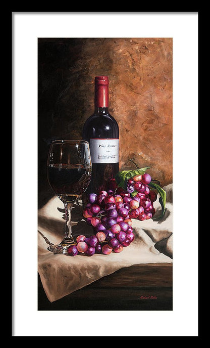 Vino Rosso - Framed Print