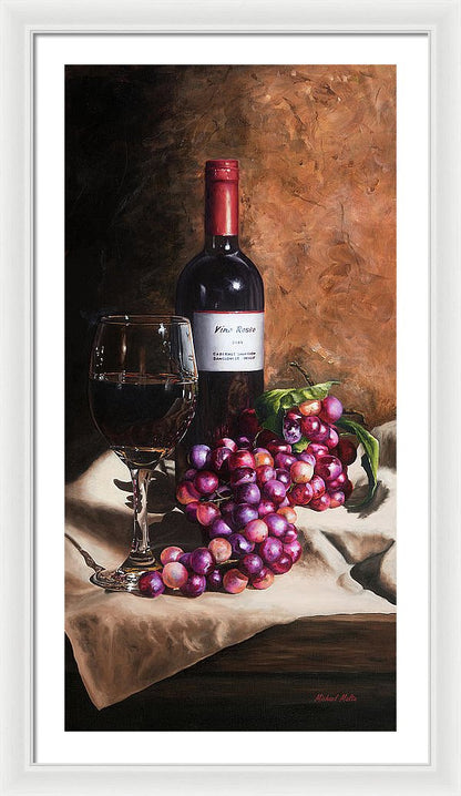 Vino Rosso - Framed Print