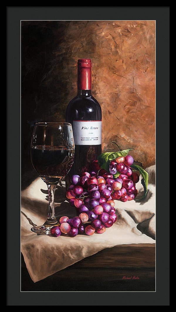 Vino Rosso - Framed Print