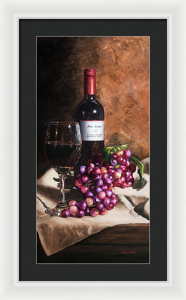 Vino Rosso - Framed Print