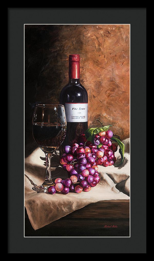 Vino Rosso - Framed Print