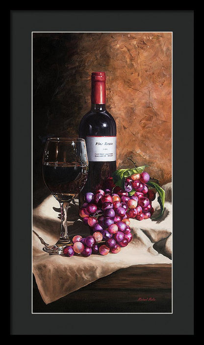 Vino Rosso - Framed Print