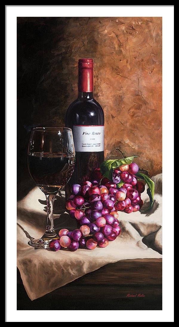 Vino Rosso - Framed Print